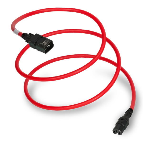 Z-Lock+ C14 to Z-Lock+ C13, 14AWG, 1.2M, Red