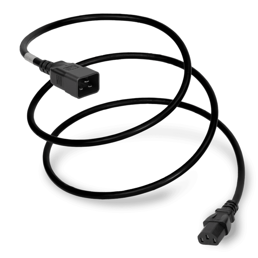 5FT C20 C13 15A 250V BLACK TAA Compliant