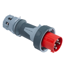IEC 60309 60A 480V 3-phase RED plug, IP67