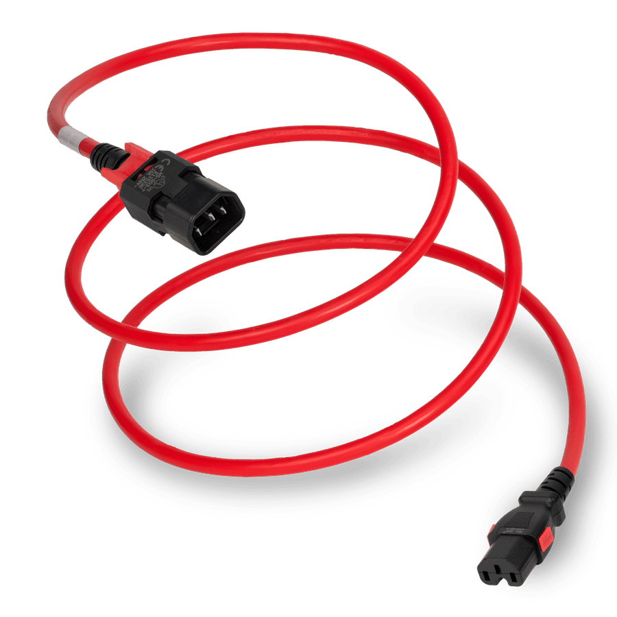 zLock Power Cord, Locking C14 to Locking C15, 14AWG x 0.6Meter, RED