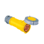 IEC 60309 20A 125V Single-phase YELLOW connector, IP67