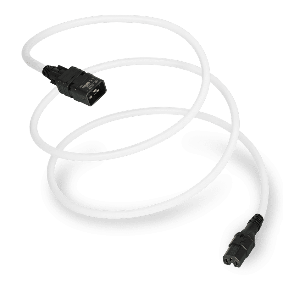 Z-Lock+ locking power cord, white