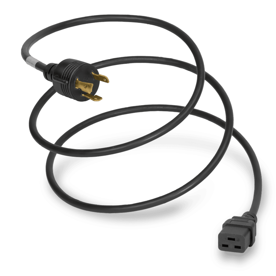 3FT Black Standard NEMA L6-30P to IEC320 C19 20A 250V