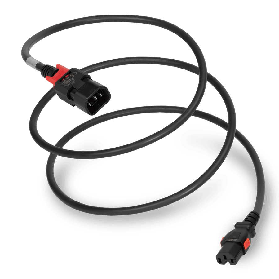 zLock-zC14-14-aC15-0.6m zLock Power Cord, Locking C14 to Locking C15, 14AWG x 0.6Meter, BLACK