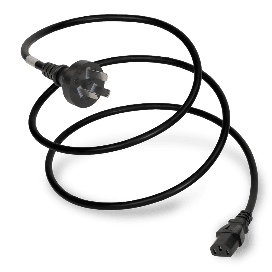 2.5m(8FT) Argentina Plug (IRAM2073) to C13 H05VV-F3G1.0mm2 BLACK. Approvals: IRAM, RoHS, REACH