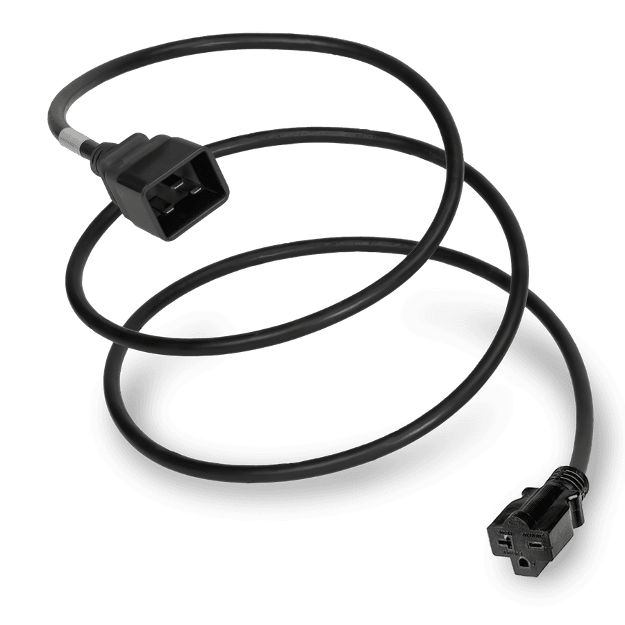 1FT C20 to 6-15/20R 20A 250V BLACK Adapter Cord