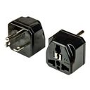 Adapter NEMA 6-20P to Universal 10A 250V Rating BLACK