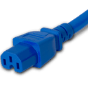 Connector (Female) : IEC 60320 C15 Color : Blue