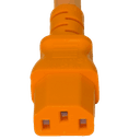 Connector (Female) : IEC 60320 C13 Color : Orange