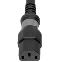 Connector (Female) : IEC 60320 C13 S-Lock (Universal Locking) Color : Black