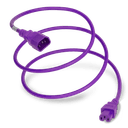 Plug (Male) : IEC 60320 C14 Connector (Female) : IEC 60320 C13 Color : Purple