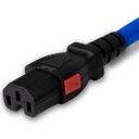 zLock Power Cord, Locking C14 to Locking C15, 14AWG x 0.6Meter, BLUE