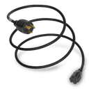 1FT Black Adapter NEMA L5-20P to NEMA 5-15/20R (T-SLOT) 20A 125V