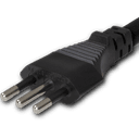 Color : Black Plug (Male) : Italy CEI 23-50 3-Pin 16A Type L Plug (Male) : Italy CEI 23-50 3-Pin 10A