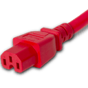 Connector (Female) : IEC 60320 C15 Color : Red