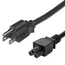 6FT Black Type B Japanese Power JIS8303 to IEC320 C5 7A 125V