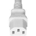 Connector (Female) : IEC 60320 C13 Color : White