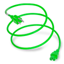 Plug (Male) : NEMA 5-15P Connector (Female) : IEC 60320 C15 Color : Green