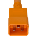 Plug (Male) : IEC 60320 C20 Color : Orange