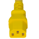Connector (Female) : IEC 60320 C13 Color : Yellow