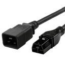 Plug (Male) : IEC 60320 C20 Connector (Female) : Saf-D-Grid 400V (Connector) Color : Black