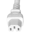 Connector (Female) : IEC 60320 C15 Color : White