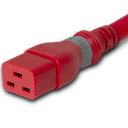 Connector (Female) : IEC 60320 C19 S-Lock (Universal Locking) Color : Red