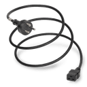 2.5M Black Type K Denmark 107-2-D1 to IEC320 C19 13A 250V