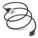 Plug (Male) : IEC 60320 C14 Locking (P-Lock) Connector (Female) : IEC 60320 C15 Color : Black