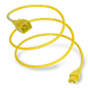 Plug (Male) : IEC 60320 C20 Connector (Female) : IEC 60320 C15 Color : Yellow