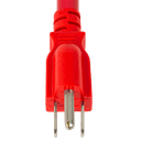 6FT Red Standard NEMA 5-15P to IEC320 C13 15A 125V