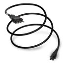 6FT Black Type L Italy CEI23-16/VII to IEC320 C5 2.5A 250V