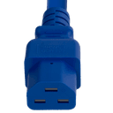Connector (Female) : IEC 60320 C21 Color : Blue