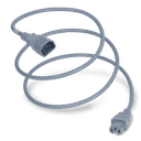 Plug (Male) : IEC 60320 C14 Connector (Female) : IEC 60320 C13 Color : Gray