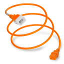 Plug (Male) : IEC 60320 C20 Locking (P-Lock) Connector (Female) : IEC 60320 C19 Color : Orange