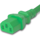 Connector (Female) : IEC 60320 C13 Color : Green