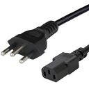 3M Black Type J Switzerland SEV1011 to IEC320 C13 10A 250V