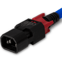 zLock Power Cord, Locking C14 to Locking C13, 17AWG x 0.6Meter, BLUE