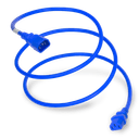 Plug (Male) : IEC 60320 C14 Connector (Female) : IEC 60320 C13 Color : Blue Cordage : 14awg-3c SJT