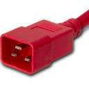 Plug (Male) : IEC 60320 C20 Color : Red