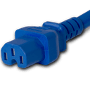 Connector (Female) : IEC 60320 C15 Color : Blue