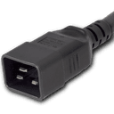Color : Black Plug (Male) : IEC 60320 C20