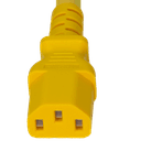 Connector (Female) : IEC 60320 C13 Color : Yellow