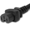 Connector (Female) : IEC 60320 C15 Color : Black
