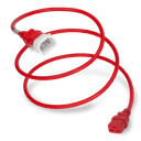 Plug (Male) : IEC 60320 C14 Locking (P-Lock) Connector (Female) : IEC 60320 C19 Color : Red