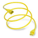 Plug (Male) : IEC 60320 C14 Cordage : 14awg-3c SJT Connector (Female) : IEC 60320 C15 Color : Yellow
