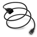 1FT Black Adapter IEC320 C20 to NEMA L6-20R 20A 250V