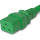 Connector (Female) : IEC 60320 C19 Color : Green