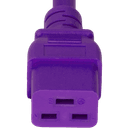 Connector (Female) : IEC 60320 C19 Color : Purple