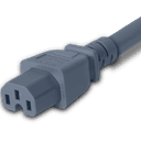 Connector (Female) : IEC 60320 C15 Color : Gray